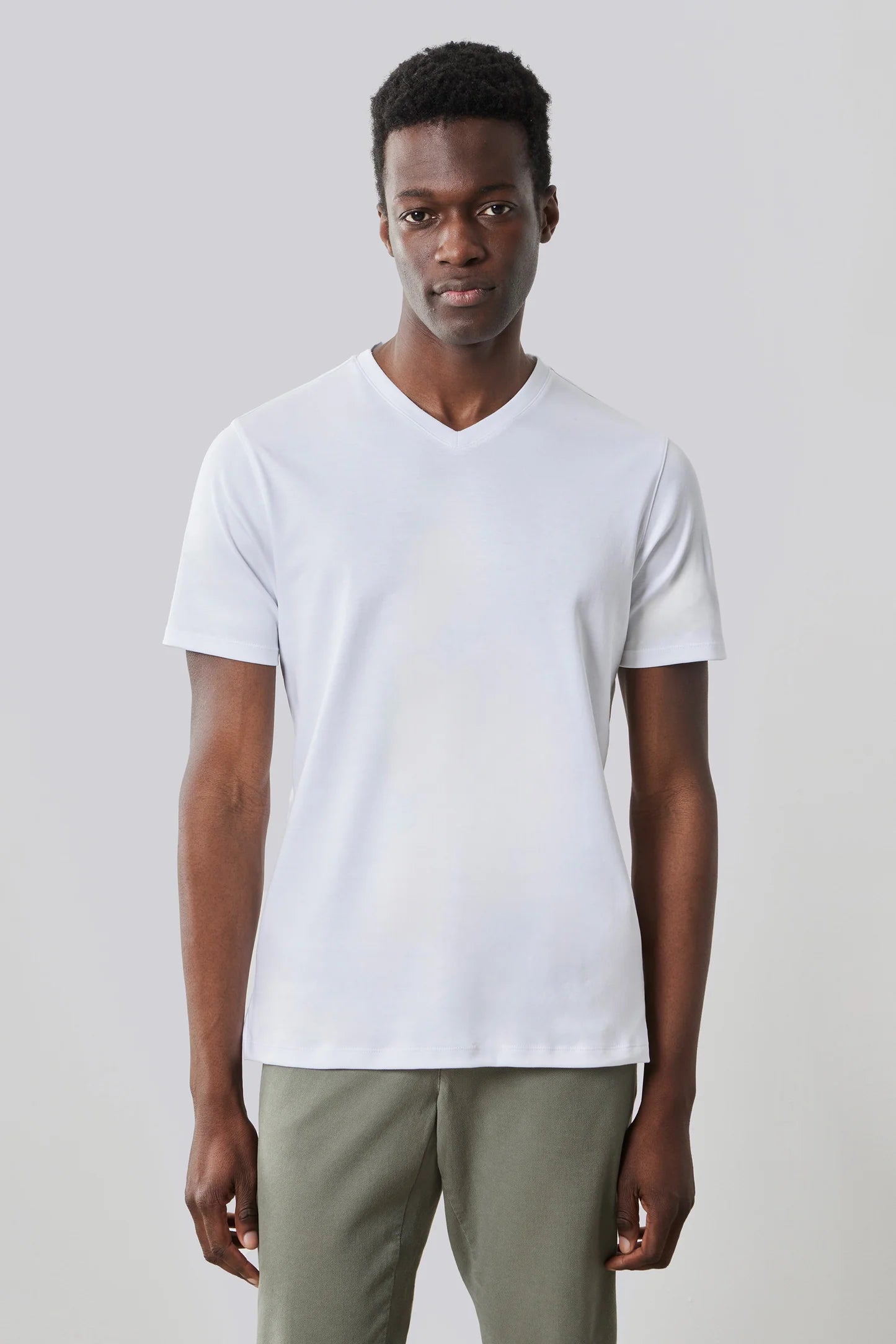 The Barakett V Tee White