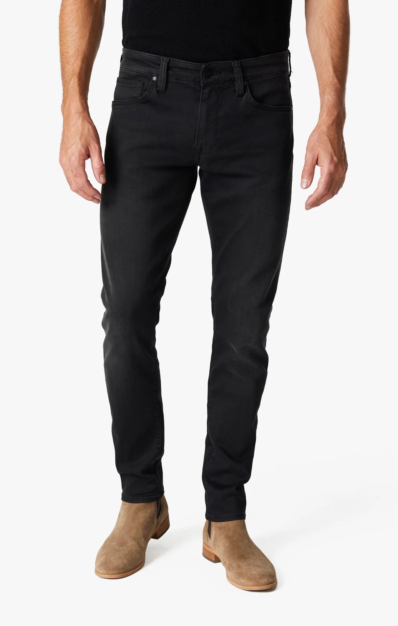 Calm Skinny Leg Jeans In Dark Smoke Urban