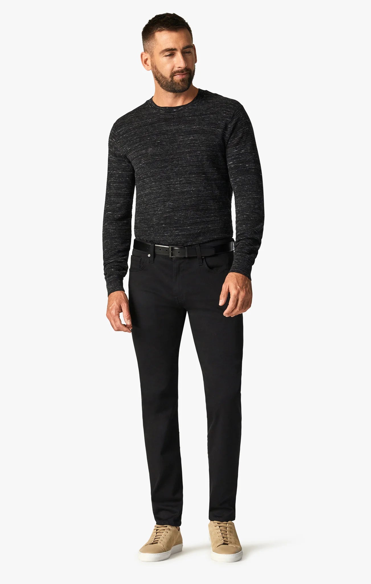 Cool Tapered Leg Pants in Select Double Black