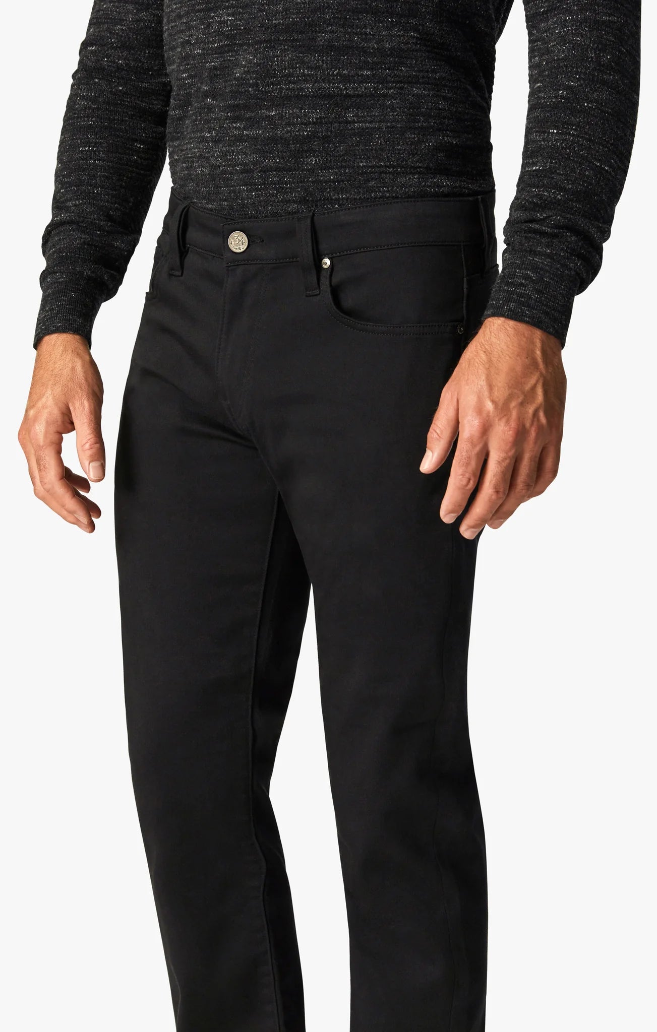 Cool Tapered Leg Pants in Select Double Black