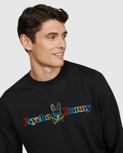 Psycho Bunny Barbon Neon Glow Sweatshirt